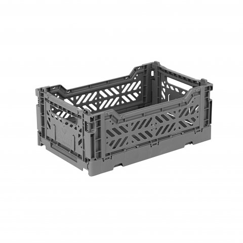 Aykasa Klappkiste, Mini 27 x 17 x 11 cm, PP, stone grey