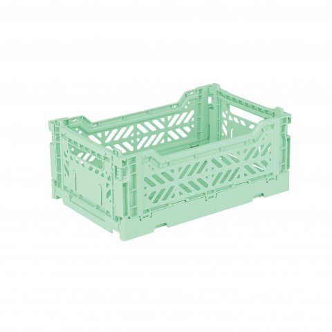 Aykasa Klappkiste, Mini 27 x 17 x 11 cm, PP, warm mint