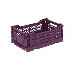 Aykasa Scatola pieghevole, mini, 27 x 17 x 11 cm, PP, rosso ciliegia