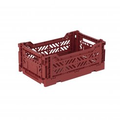 Aykasa Scatola pieghevole, mini, 27 x 17 x 11 cm, PP, piastrella rossa