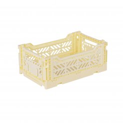 Aykasa Scatola pieghevole, mini, 27 x 17 x 11 cm, PP, crema