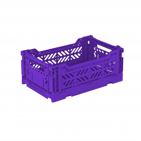 Aykasa Klappkiste, Mini 27 x 17 x 11 cm, PP, violet