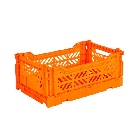Aykasa Klappkiste, Mini 27 x 17 x 11 cm, PP, neon orange