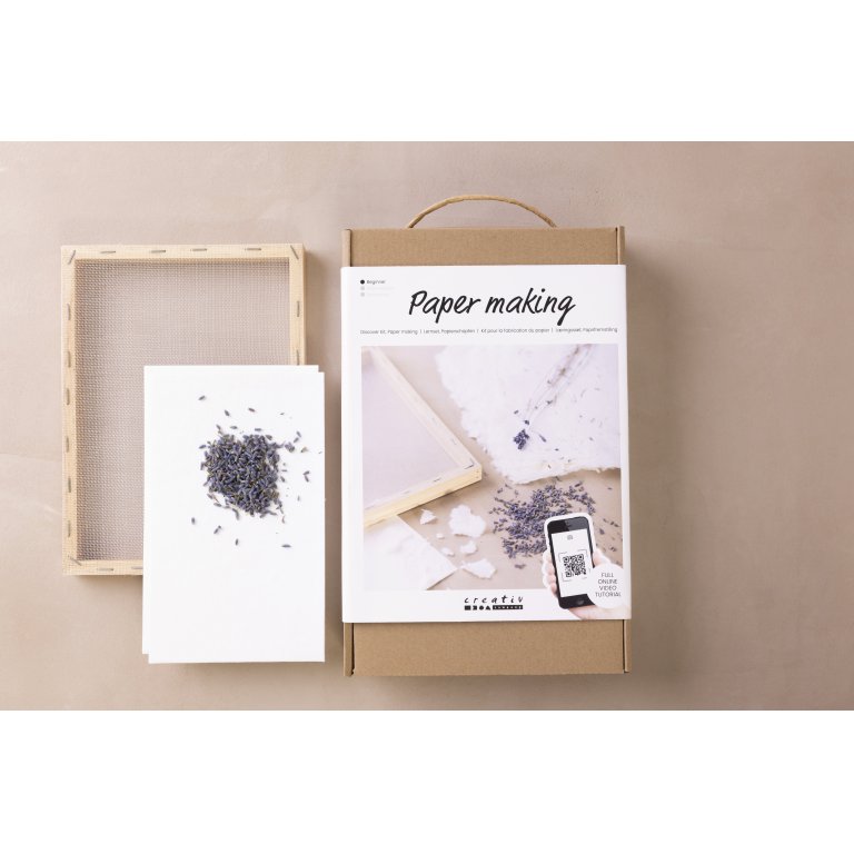 DIY set, paper scooping
