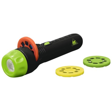 Moses projector flashlight incl. batteries, 24 pictures, dinosaur