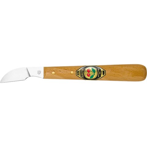 Kirschen Schnitzmesser schräge Schneide, Rücken gerade (3352)