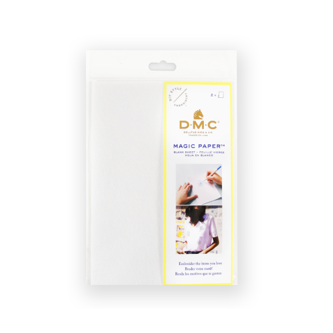 Magic Paper, water-soluble paper 2 sheets, 14.8 x 21 cm, self-adhesive, blank