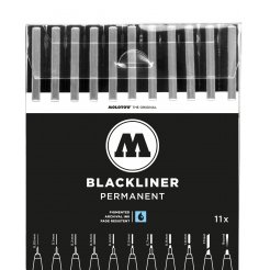 Molotow Blackliner Permanent, set of 11, Complete set